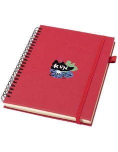 Quaderno A5 a spirale con copertina rigida in plastica riciclata Liss