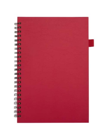 Quaderno A5 a spirale con copertina rigida in plastica riciclata Liss