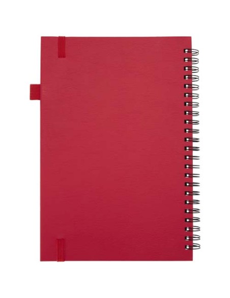 Quaderno A5 a spirale con copertina rigida in plastica riciclata Liss