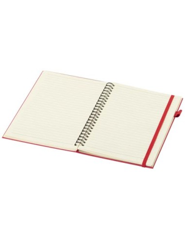 Quaderno A5 a spirale con copertina rigida in plastica riciclata Liss