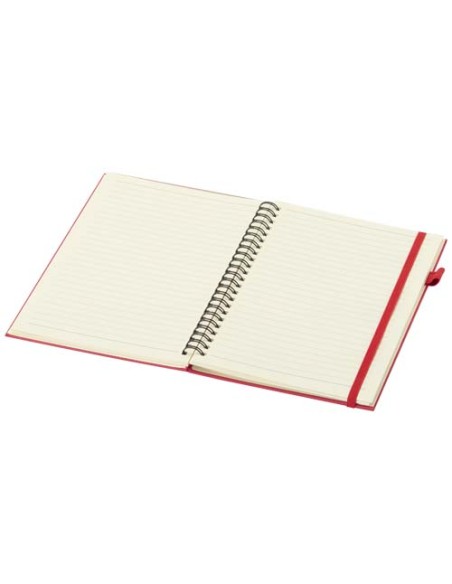 Quaderno A5 a spirale con copertina rigida in plastica riciclata Liss