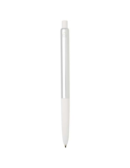 Penna a sfera a scatto in alluminio riciclato con finitura anodizzata Soffit (inchiostro blu)