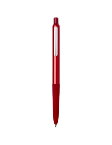 Penna a sfera a scatto in alluminio riciclato con finitura anodizzata Soffit (inchiostro blu)