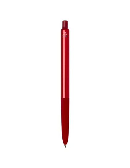 Penna a sfera a scatto in alluminio riciclato con finitura anodizzata Soffit (inchiostro blu)