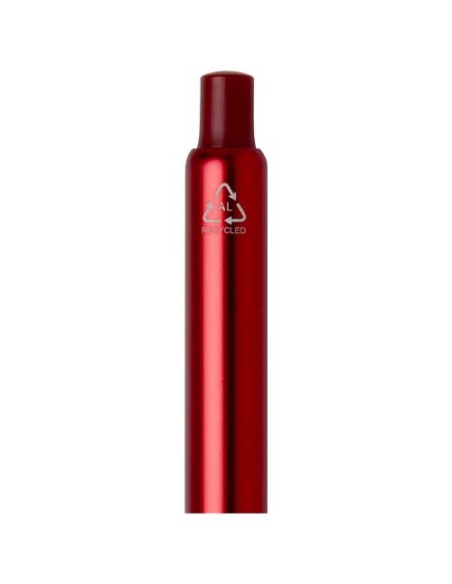 Penna a sfera a scatto in alluminio riciclato con finitura anodizzata Soffit (inchiostro blu)