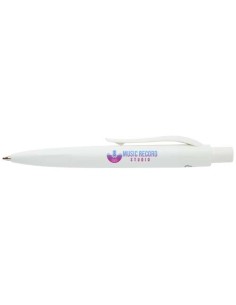Mini penna a sfera in plastica riciclata Ramin (inchiostro blu)