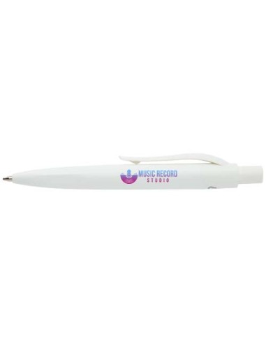 Mini penna a sfera in plastica riciclata Ramin (inchiostro blu)
