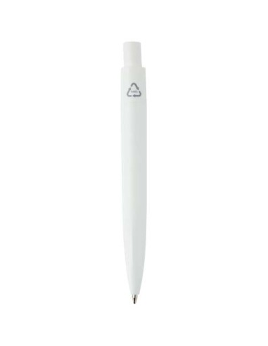 Mini penna a sfera in plastica riciclata Ramin (inchiostro blu)