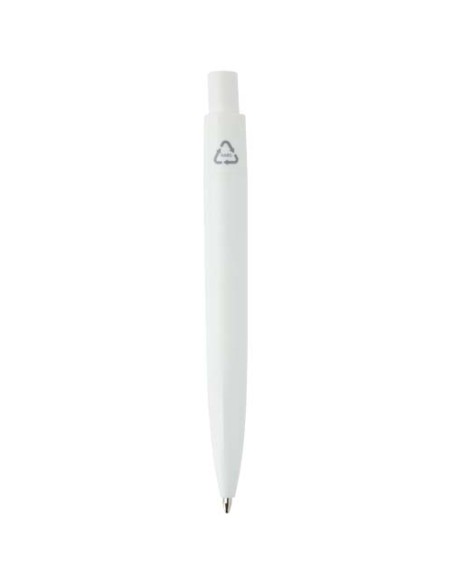 Mini penna a sfera in plastica riciclata Ramin (inchiostro blu)