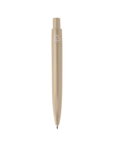 Mini penna a sfera in plastica riciclata Ramin (inchiostro blu)