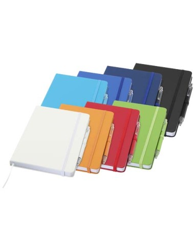 Set taccuino A5  in materiale riciclato Spectrum e penna a sfera