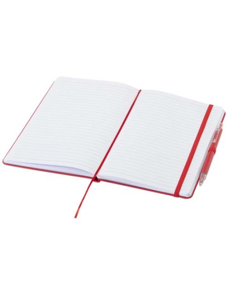 Set taccuino A5  in materiale riciclato Spectrum e penna a sfera
