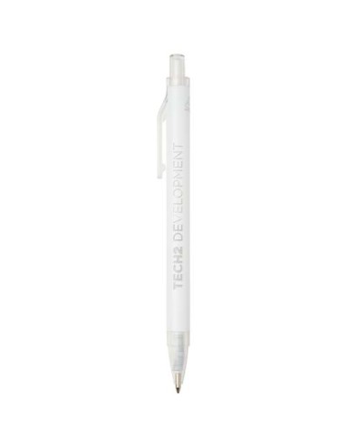 Penna a sfera in alluminio riciclato Spectrum (inchiostro blu)