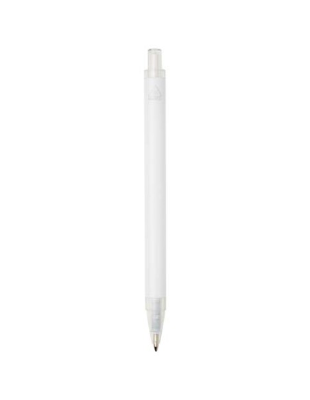 Penna a sfera in alluminio riciclato Spectrum (inchiostro blu)