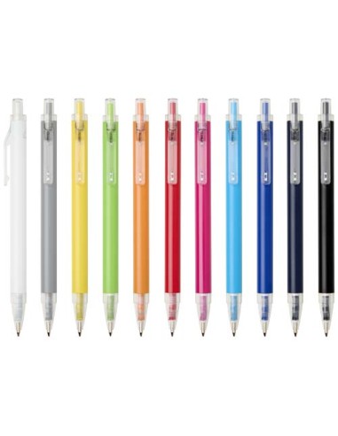 Penna a sfera in alluminio riciclato Spectrum (inchiostro blu)