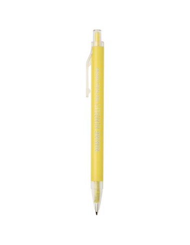 Penna a sfera in alluminio riciclato Spectrum (inchiostro blu)