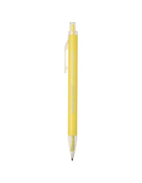 Penna a sfera in alluminio riciclato Spectrum (inchiostro blu)