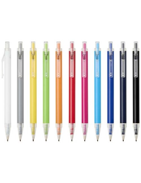 Penna a sfera in alluminio riciclato Spectrum (inchiostro blu)