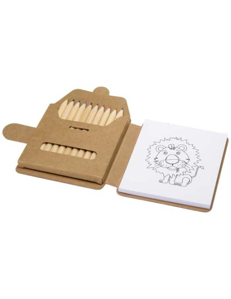 Set di blocchetto da disegno e matite Chroma