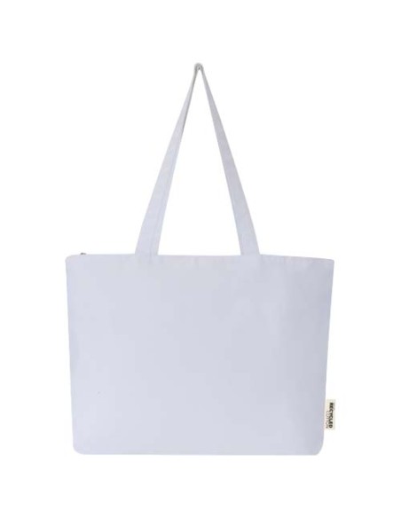 Shopper in cotone 320 g/m² con zip Ningbo - 15L