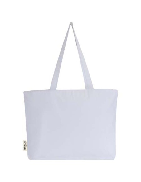 Shopper in cotone 320 g/m² con zip Ningbo - 15L