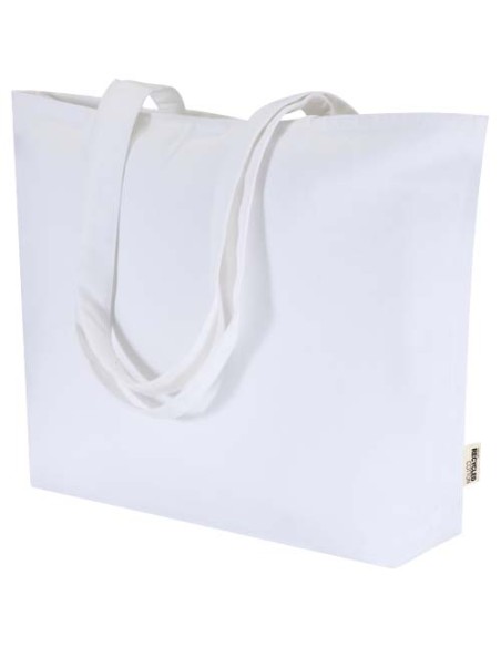 Shopper in cotone 320 g/m² con zip Ningbo - 15L
