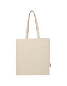 Tote bag in cotone riciclato certificato GRS da 140 g/m² Madras Blend - 7L