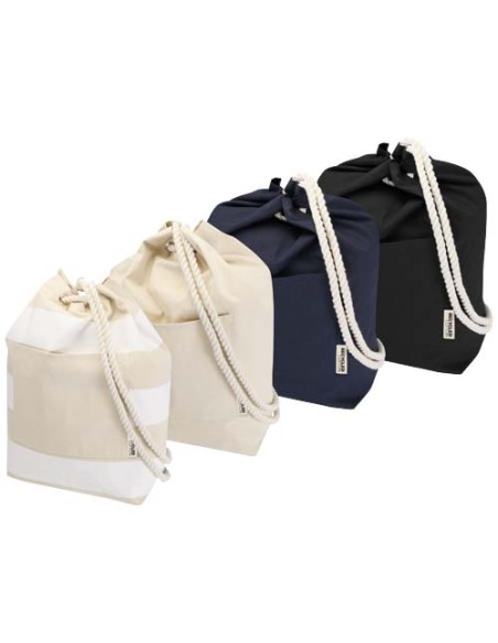 Borsa da viaggio in tessuto mariner riciclato GRS da 270 g/m² Florida - 15L
