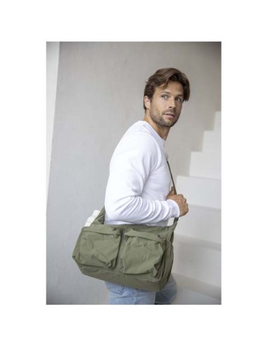 Borsa a tracolla per laptop da 13" in nylon riciclato GRS Calli