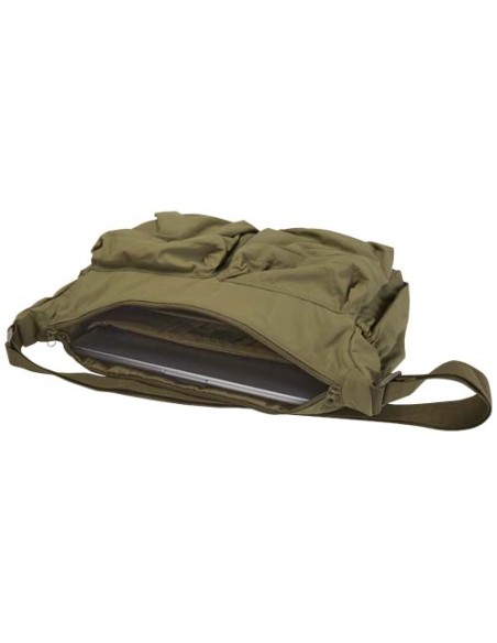 Borsa a tracolla per laptop da 13" in nylon riciclato GRS Calli
