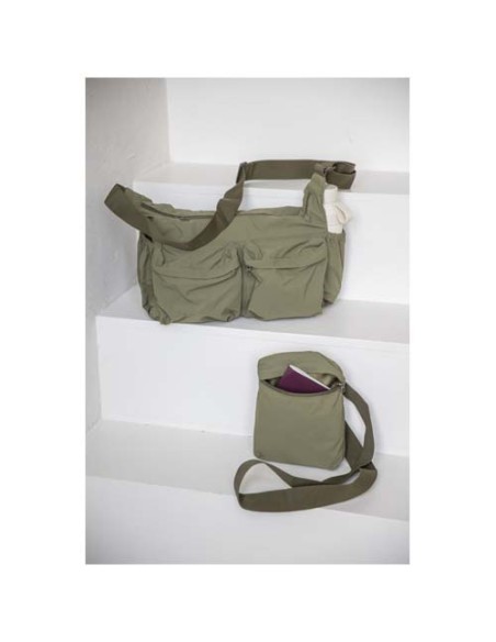 Borsa a tracolla Arca in nylon riciclato GRS Arca