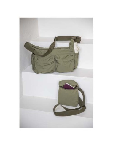 Borsa a tracolla Arca in nylon riciclato GRS Arca
