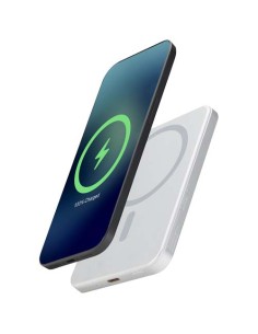 Power bank magnetico da 5000 mAh in alluminio riciclato RCS Avis 