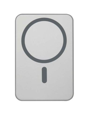 Power bank magnetico da 5000 mAh in alluminio riciclato RCS Avis 