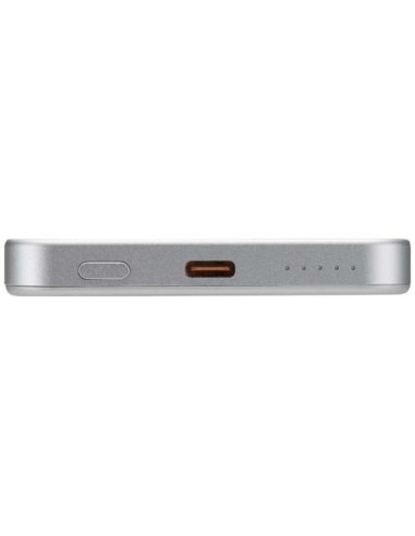 Power bank magnetico da 5000 mAh in alluminio riciclato RCS Avis 