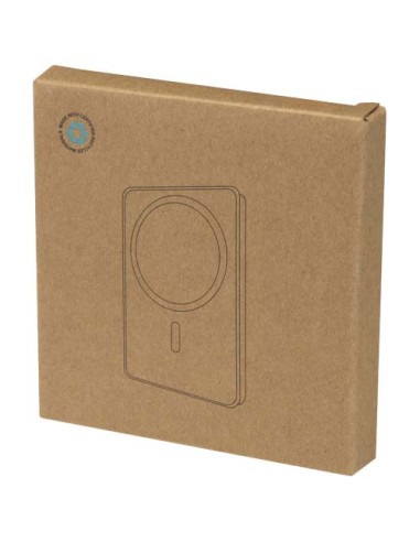 Power bank magnetico da 5000 mAh in alluminio riciclato RCS Avis 