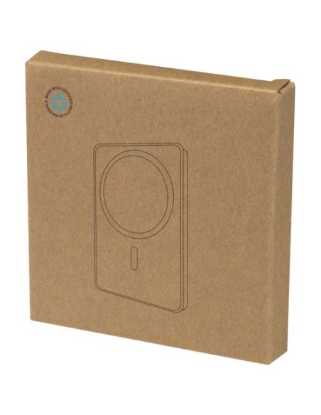 Power bank magnetico da 5000 mAh in alluminio riciclato RCS Avis 