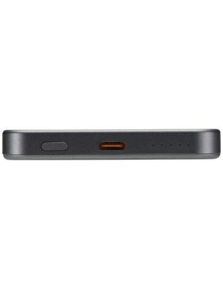 Power bank magnetico da 5000 mAh in alluminio riciclato RCS Avis 