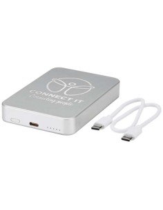 Power bank magnetico da 10.000 mAh in alluminio riciclato RCS Avis 
