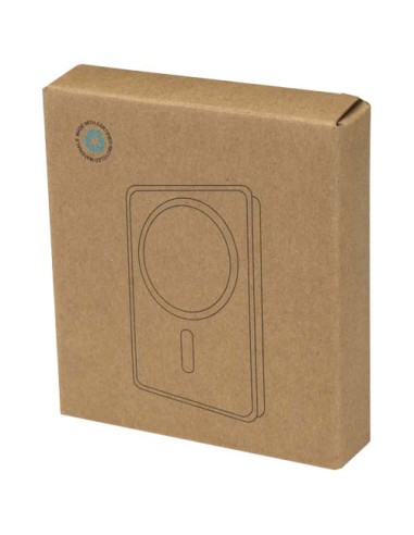Power bank magnetico da 10.000 mAh in alluminio riciclato RCS Avis 
