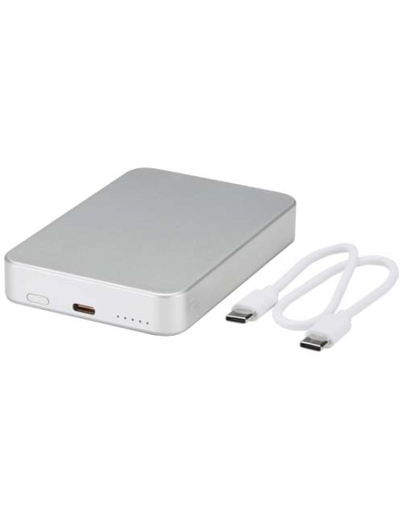 Power bank magnetico da 10.000 mAh in alluminio riciclato RCS Avis 