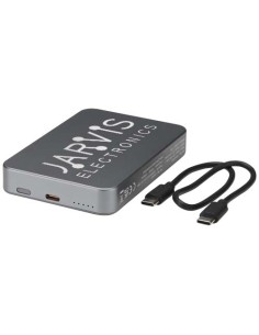 Power bank magnetico da 10.000 mAh in alluminio riciclato RCS Avis 