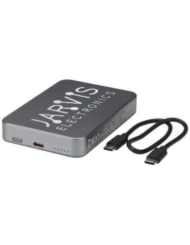 Power bank magnetico da 10.000 mAh in alluminio riciclato RCS Avis 