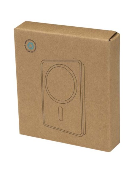 Power bank magnetico da 10.000 mAh in alluminio riciclato RCS Avis 