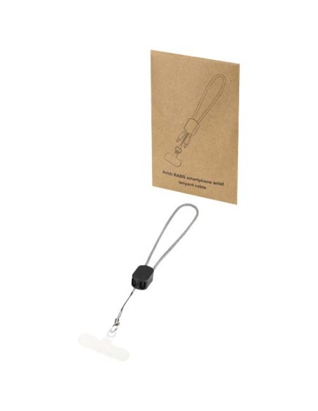 Lanyard da polso riciclato RCS con cavo di ricarica Type-C da 20 W integrato Arich