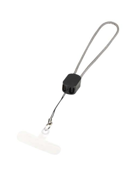 Lanyard da polso riciclato RCS con cavo di ricarica Type-C da 20 W integrato Arich