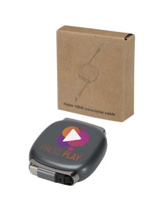 Cavo di ricarica PD CarPlay retrattile in plastica riciclata da 100 W Alphard
