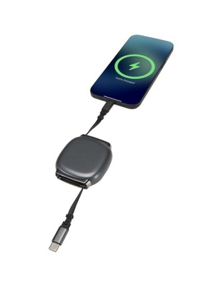 Cavo di ricarica PD CarPlay retrattile in plastica riciclata da 100 W Alphard