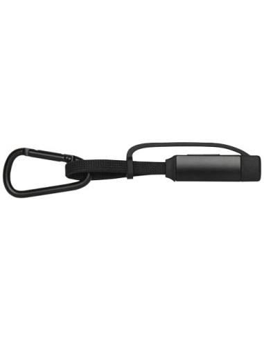 Cavo di ricarica da 65 W 3 in 1 in alluminio riciclato con moschettone Algieba