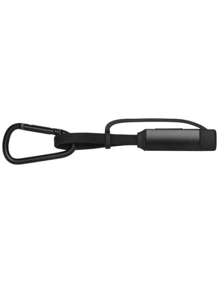 Cavo di ricarica da 65 W 3 in 1 in alluminio riciclato con moschettone Algieba